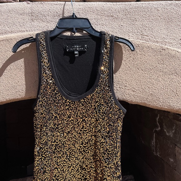 Robert Rodriguez gold sequence top size small - Picture 7 of 17